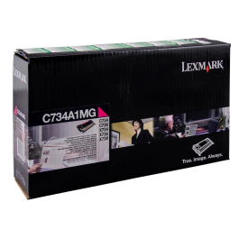 Lexmark C734 Toner Láser Magenta Original 6000 Páginas
