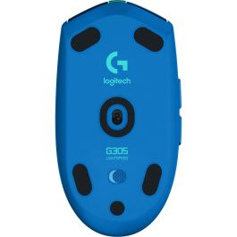 Logitech G Ratón G305 LIGHTSPEED Inalámbrico para Juegos Batería 250h Azul