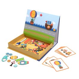 MIEREDU Maletín Magnético ME151 Vehículos para Niños +3 Años