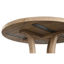 DKD Home Decor bs1c25 Mesa de Comedor Cuadrada Olmo Macizo Natural 120x120x76 cm Desmontable Colección Minimal DKD Home Decor bs1c25 Mesa de Comedor Cuadrada Olmo Macizo Natural 120x120x76 cm Desmontable Colección Minimal