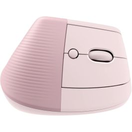 LOGITECH Raton Inalambrico 6 botones Ergonomico, Vertical, Videojuegos color Rosa
