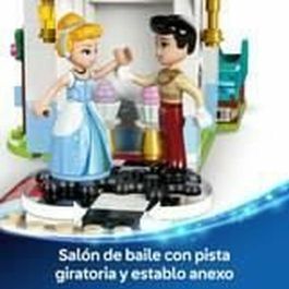 Lego 43275 Disney Princess El Castillo de Cenicienta y el Carruaje - Set Juego de Roles Infantil 6 Años