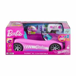 Mattel Coche Radio Control Descapotable Barbie Rosa 2.4 GHz