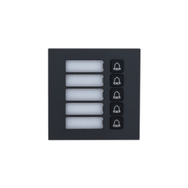 Dahua VTO4202FB-MB5 Módulo con 5 Botones para Videoportero Exterior Modular Serie VTO4202F 100x100mm Negro Precio: 61.71. SKU: B123QDYV7E