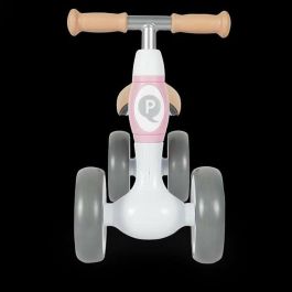 Baby Walkers Hopps Pink - Triciclo Correpasillos de Paseo Infantil para Bebés, Edad Mínima 12 Meses, Rosa