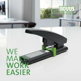 Novus Grapadora De Gruesos B40 Re+New 100H Negro-Verde, Sistema Antibloqueo, Hasta 100 Hojas Novus Grapadora De Gruesos B40 Re+New 100H Negro-Verde, Sistema Antibloqueo, Hasta 100 Hojas