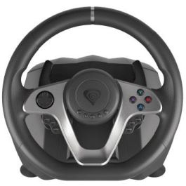 GENESIS Seaborg 400 Volante y Pedales USB Alámbrico con Vibración 900° para PC, Switch, PS3, PS4, Xbox 360, Xbox One, One S, One X Negro/Plata Precio: 118.49999964. SKU: S5605534