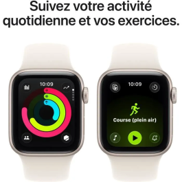 Apple Watch SE 3 40mm Aluminio Polarstern - Reloj Inteligente con GPS, Pantalla Retina y Correa Deportiva M/L