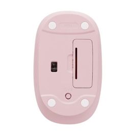 Logitech M196 Ratón Inalámbrico Rosa Bluetooth Óptico 1000 dpi, 12 Meses Batería, Compatible Windows/macOS, Plástico Reciclado