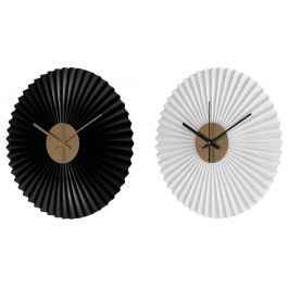 DKD Home Decor Reloj de Pared Moderno Negro y Blanco de Hierro, 30x30x4 cm (Set 2 Unidades) Precio: 18.85422. SKU: S3026700