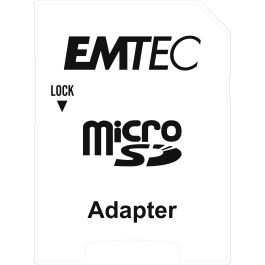 EMTEC Tarjeta de Memoria MicroSDXC 64GB UHS-I U1 Elite Gold con Adaptador SD