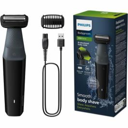 Philips BG3017 Afeitadora Recortadora Corporal Bodygroom Series 3000 Impermeable Sin Cable para Piel Sensible con 3 Peines Guía