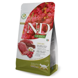 Farmina N&D Cat Quinoa Urinary Pato - Alimento para gatos, fórmula urinaria con pato y quinoa, 1.5 kg Precio: 24.75352. SKU: B1HKV4VYV9