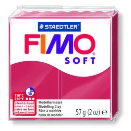 Staedtler Pasta de Modelar FIMO Soft 57g Rojo Cereza - Blanda y Suave, Fácil de Mezclar, Colores Brillantes, 8 Segmentos Precio: 2.50000036. SKU: B19P79834R
