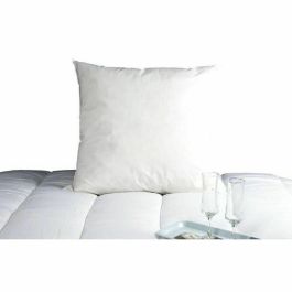 Dodo Almohada Morzine de Plumas y Plumón de Ganso y Pato 65x65cm Blanca | Tratamiento Antiácaros para Alérgicos | Funda 100% Algodón Percal