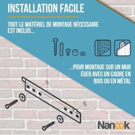 NANOOK Soporte de pared para TV - Ultraplano - 32-55 pulgadas - para televisores LCD y (O)LED - Negro NANOOK Soporte de pared para TV - Ultraplano - 32-55 pulgadas - para televisores LCD y (O)LED - Negro