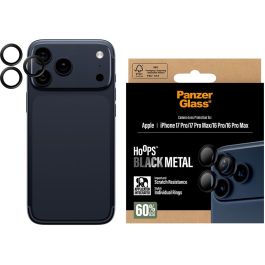 Protector de Lente PanzerGlass iPhone 16-17Pro/Max Negro Apple