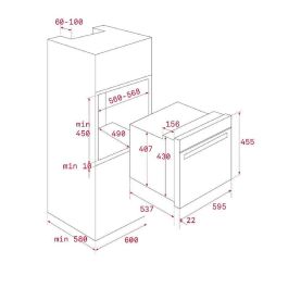 Horno Compacto Teka HBC 535 2593 W 48 L