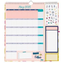 Finocam Calendario de Pared Talkual Icónico 2026, 215x325 mm, Espiral con Colgador, Anilla Portabolígrafo y Pegatinas Precio: 8.49999953. SKU: B14ZEXP5N7