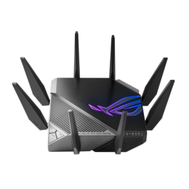 ASUS GT-AXE11000 router inalámbrico Gigabit Ethernet Tribanda (2.4 GHz / 5 GHz / 6 GHz) Negro ASUS GT-AXE11000 router inalámbrico Gigabit Ethernet Tribanda (2.4 GHz / 5 GHz / 6 GHz) Negro