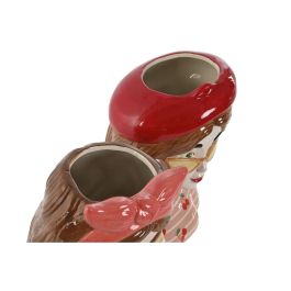 DKD Home Decor Macetero Urban Multicolor Dolomita 14.5 x 27 x 21 cm (2 Unidades)