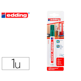Edding Rotulador Permanente 3000 Verde Punta Redonda 1.5-3 mm Blister 1 Unidad Precio: 2.95000057. SKU: B14Y8ZCDGN