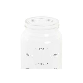 DKD Home Decor Aceitera Vinagrera Básicos de Borosilicato e Inox Transparente 200 ml 6x16.5x6 cm