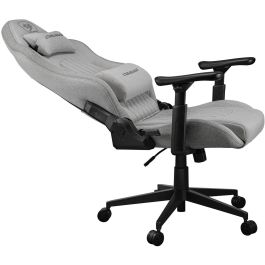 COUGAR Silla Gaming Explore Royal Ash F, Silla para Videojuegos Universal de Tela Negro/Gris, Soporta hasta 120kg