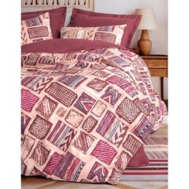 ASI8684283424771 Juego de Cama 100% Algodón Rojo - Funda Nórdica 220x240 cm + 2 Fundas de Almohada 60x60 cm ASI8684283424771 Juego de Cama 100% Algodón Rojo - Funda Nórdica 220x240 cm + 2 Fundas de Almohada 60x60 cm