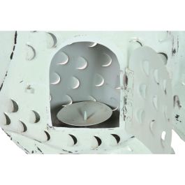 DKD Home Decor Metal fishes 2c24 Pez Portavela Decorativo Azul Celeste Metal 63 x 46 x 9 cm