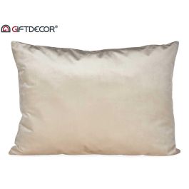 Cojín de Terciopelo Marfil 60x45 cm - Giftdecor (6 Unidades) Cojín de Terciopelo Marfil 60x45 cm - Giftdecor (6 Unidades)