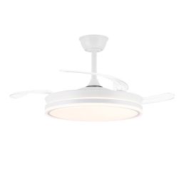 Ventilador de Techo CristalRecord EVO RETRAC Transparente 72 W