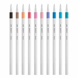 Uni-Ball Emott Rotuladores de Escritura y Dibujo, Colores Pastel, Estuche de 10 Unidades Uni-Ball Emott Rotuladores de Escritura y Dibujo, Colores Pastel, Estuche de 10 Unidades