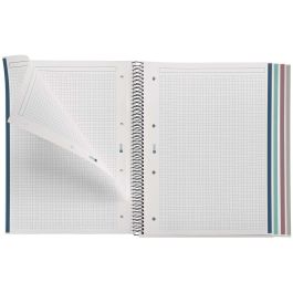 Bloc Miquelrius Eco Design Notebook 4 Micro.Tapa Dura A4 120H 80G Cuadric.5X5 Ecobirds