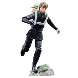 HASBRO Figura Luke Skywalker & Grogu Star Wars The Black Series El Libro de Boba Fett 15cm