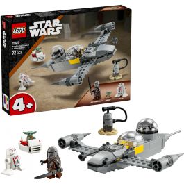LEGO 75410 Caza Estelar N-1 de Mando y Grogu | Kit Juguete Construible Star Wars: The Mandalorian con El Mandaloriano, Grogu y R5-D4