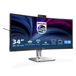Philips 34B2U6603CH Monitor de 34" (86.4cm) 21:9 HDMI+DP+USB-C Gris para Oficina