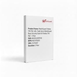 WatchGuard Firebox T45-PoE. Trade Up to WatchGuard Basic Security Suite - 3 Year Precio: 2249.1238. SKU: B1J6XRXYMY
