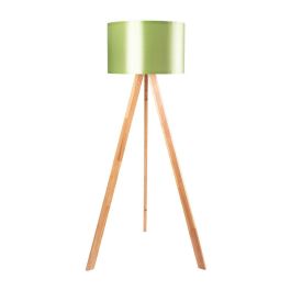 Lámpara de Suelo "Kano-2" [OPV-780SGN2483] Trípode Madera Pantalla Tela