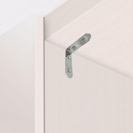 Edm Ángulo Refuerzo An24 Acero Inoxidable 50 x 50 x 16 mm 4 Unidades Tornilleria Incluida