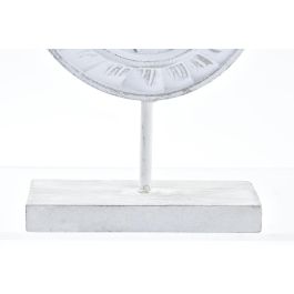 DKD Home Decor Set de 4 Piezas Decoración Árabe Blanca en MDF, con Detalle Pasley, Medidas 27 x 13 x 6 cm