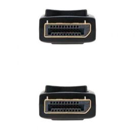 Nanocable 10.15.2301-L150 Cable DisplayPort 1.2 4K 60Hz Macho a Macho 1.5m Negro, Contactos Oro 24K y Cobre OFC Nanocable 10.15.2301-L150 Cable DisplayPort 1.2 4K 60Hz Macho a Macho 1.5m Negro, Contactos Oro 24K y Cobre OFC