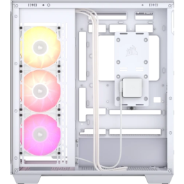Corsair iCUE LINK 3500X RGB Midi Torre PC Blanco con Ventiladores 120mm, CC-9011281-WW