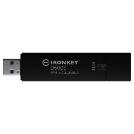 Kingston IronKey D500S 32GB USB 3.2 Gen 1 FIPS 140-3 AES-256 Memoria USB