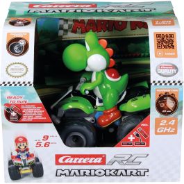 Carrera 9003150148951 Coche Teledirigido Yoshi Quad Mario Kart 2.4 GHz Escala 1:20 a partir de 6 años