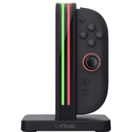 Trust Gaming GXT 1256 Base de Carga para 4 Nintendo Switch Joy-Con