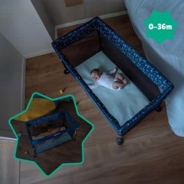 Cuna de viaje Badabulle Easy Clip: fácil de plegar y desplegar, cama ligera y compacta con bolsa de transporte incluida, colchón incluido Cuna de viaje Badabulle Easy Clip: fácil de plegar y desplegar, cama ligera y compacta con bolsa de transporte incluida, colchón incluido