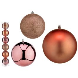 Set 6 Bolas Navidad Color Cobre 12 cm Krist+ (6 Unidades) Precio: 44.9499996. SKU: B1BF2G6AC3