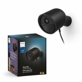 Philips Hue Cámara Secure con cable AAAAQ79290 - HD 1080P Interior y Exterior - Control por Aplicación - Color Negro