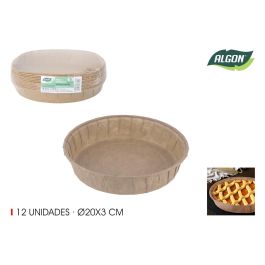Set de 12 moldes para horno de papel Algon 20x3.3 cm (24 Unidades) Precio: 51.49999943. SKU: B1CC898SSE